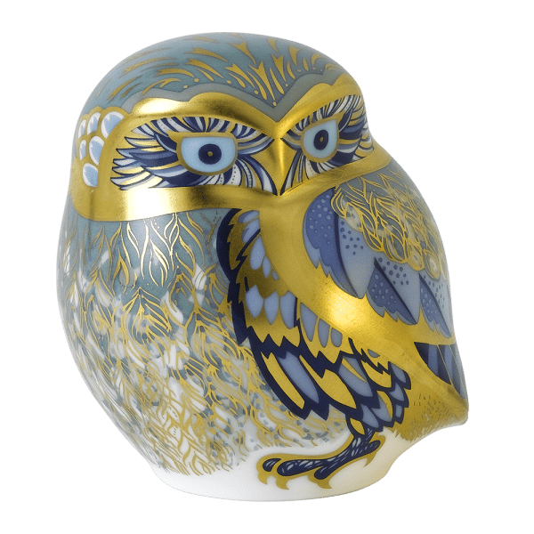 Fine bone china paperweight nightingale owl