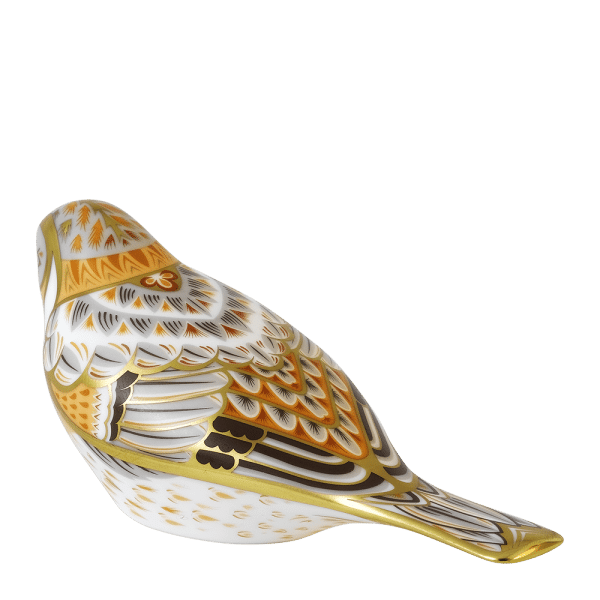 Fine bone china paperweight brambling