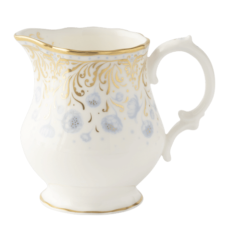 Royal Peony Blue Cream Jug (225ml) Product Image