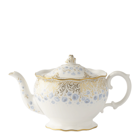 Royal Peony Blue Teapot (1000ml) Product Image