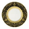 Regency Black Fine Bone China Tableware Plate