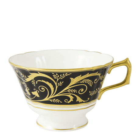 Regency Black Fine Bone China Tableware Teacup