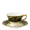 Regency Black Fine Bone China Tableware Teacup