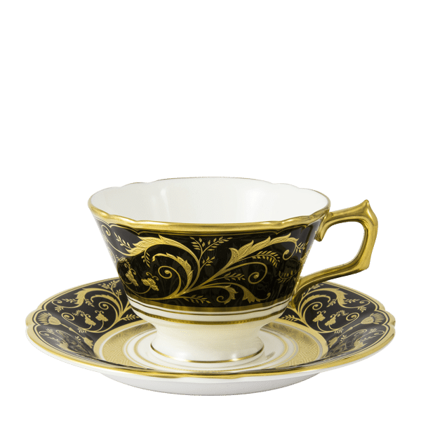 Regency Black Fine Bone China Tableware Teacup