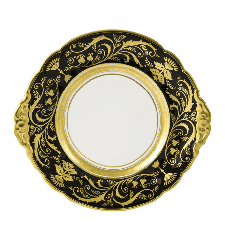 Regency Black Fine Bone China Tableware Bread and Butter Plate