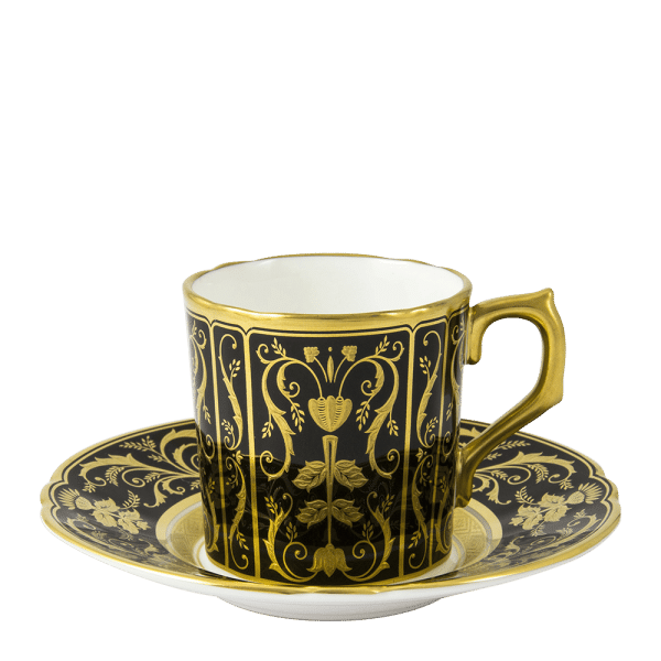 Regency Black Fine Bone China Tableware Coffee Cup