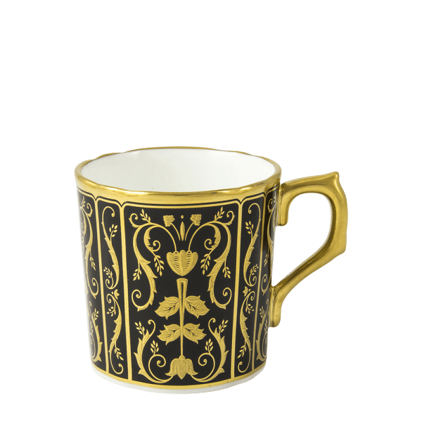 Regency Black Fine Bone China Tableware Coffee Cup