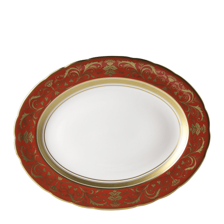 Regency Red Oval Dish (34cm) Product Image