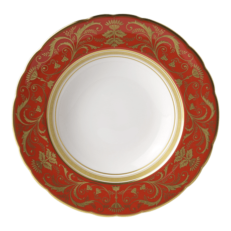 Regency Red Rim Soup Bowl (21cm) Product Image