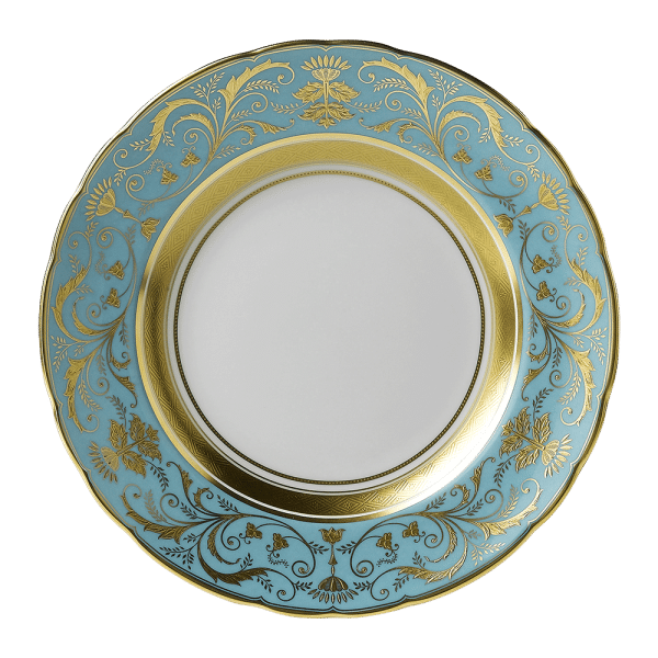 Regency Turquoise Fine Bone China Tableware Plate