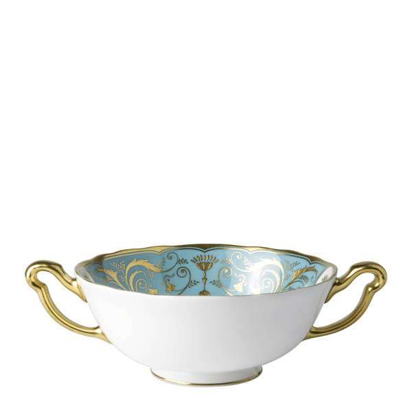 Regency Turquoise Fine Bone China Tableware Cream Soup Cup