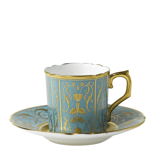 Regency Turquoise Fine Bone China Tableware Coffee Saucer