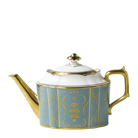 Regency Turquoise Fine Bone China Tableware Teapot
