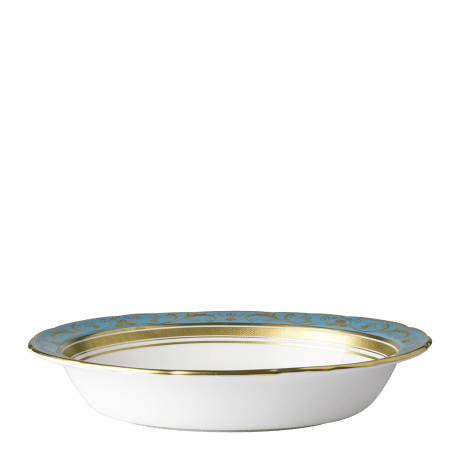 Regency Turquoise Fine Bone China Tableware Open Vegetable Dish