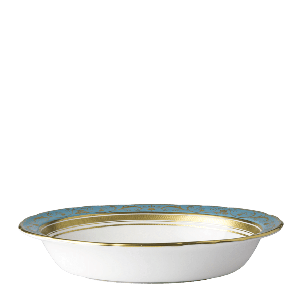 Regency Turquoise Fine Bone China Tableware Open Vegetable Dish