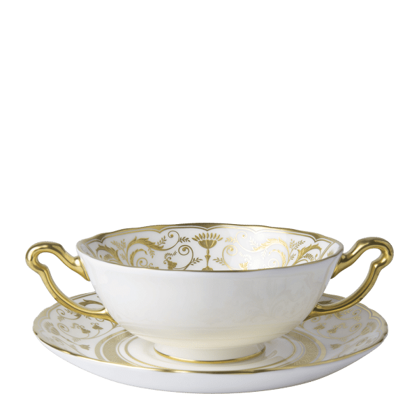 Regency White Fine Bone China Tableware Cream Soup Cup