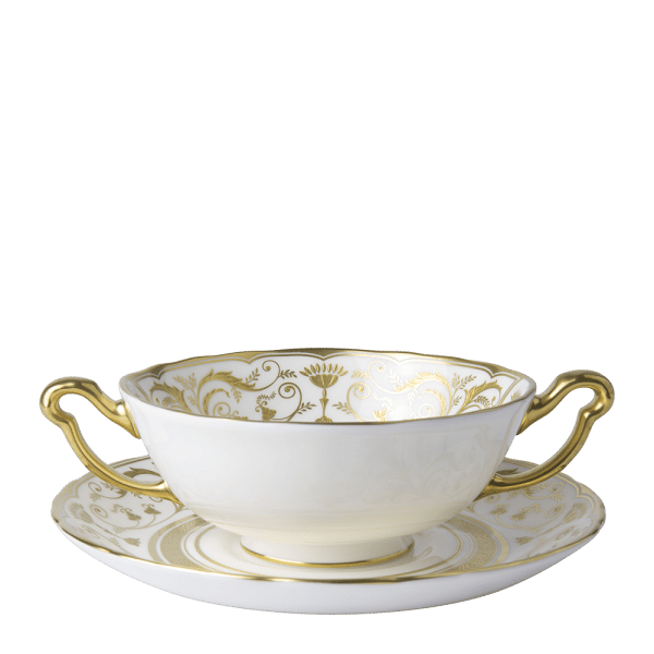 Regency White Fine Bone China Tableware Cream Soup Saucer
