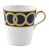 Riviera Dream Navy and Gold Fine Bone China mug