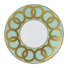 Riviera Dream Green and Gold Fine Bone China Salad Plate
