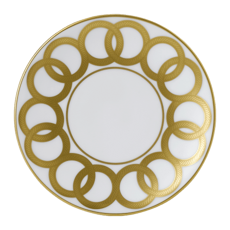 Riviera Dream White and Gold Fine Bone China Side Plate