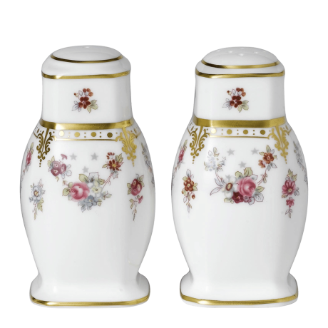 Royal Antoinette Fine Bone China Tableware Salt and Pepper