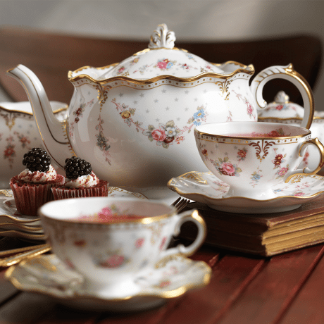 Royal Antoinette Fine Bone China Tableware afternoon tea