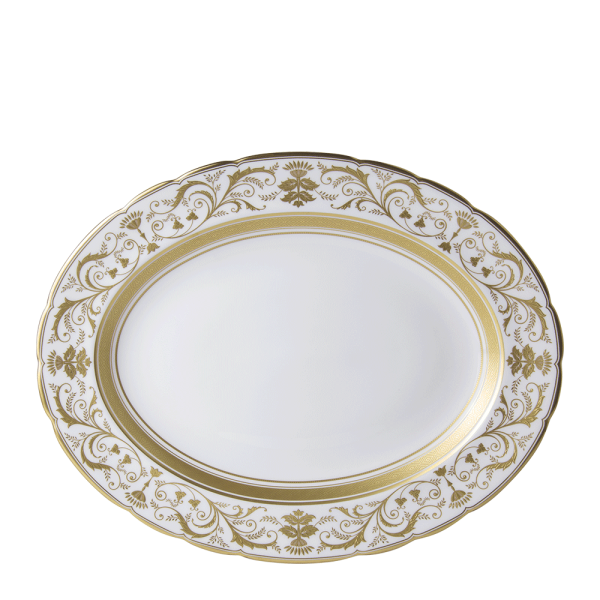 Regency White Fine Bone China Tableware Oval Dish