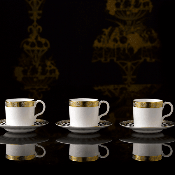 Satori Black Fine Bone China Coffee Set