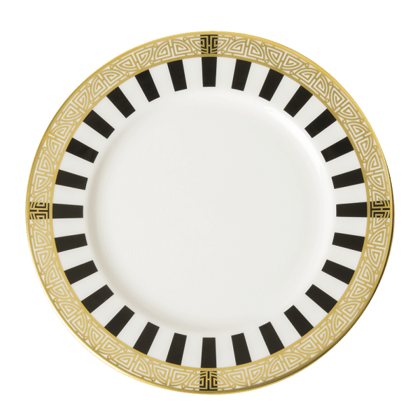 Satori Black Fine Bone China Plate