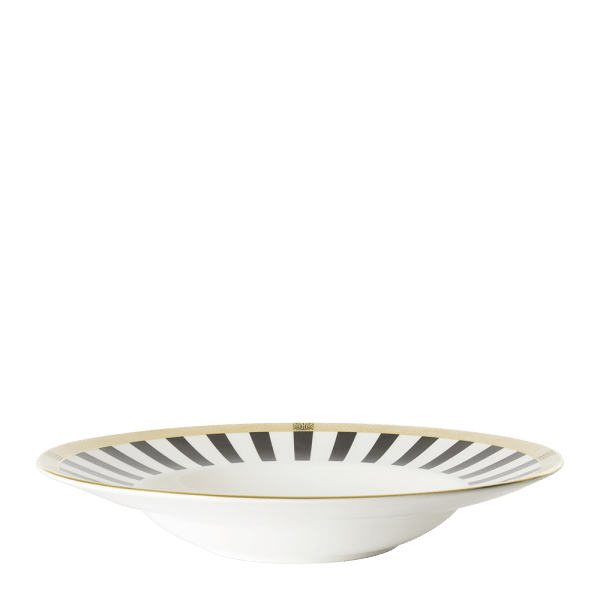 Satori Black Fine Bone China Pasta Bowl