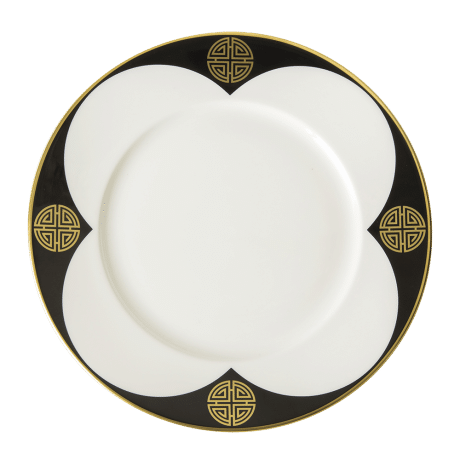 Satori Black Fine Bone China Plate