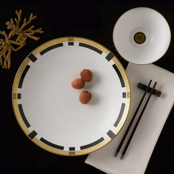 Satori Black Fine Bone China Dinner Set