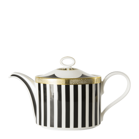 Satori Black Fine Bone China Teapot
