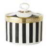 Satori Black Fine Bone China Covered Sugar