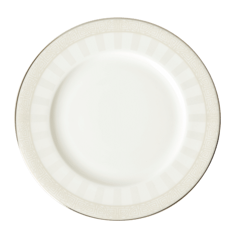 Satori Pearl and Silver Fine Bone China Plate