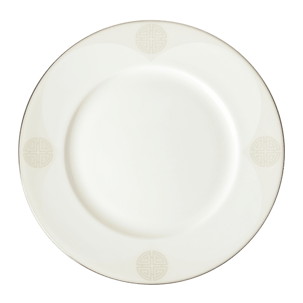 Satori Pearl and Silver Fine Bone China Plate