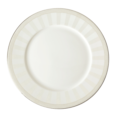 Satori Pearl and Silver Fine Bone China Plate