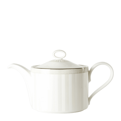 Satori Pearl and Silver Fine Bone China Teapot