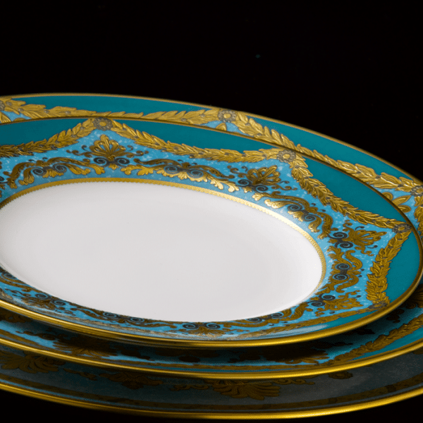 Turquoise Palace Fine Bone China Tableware Plates