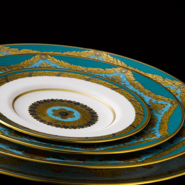 Turquoise Palace Fine Bone China Tableware Plates