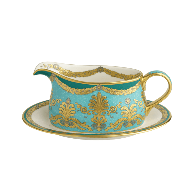 Turquoise Palace Fine Bone China Tableware Sauce Boat