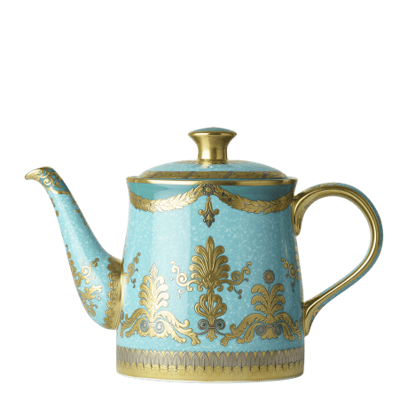 Turquoise Palace Fine Bone China Tableware Teapot