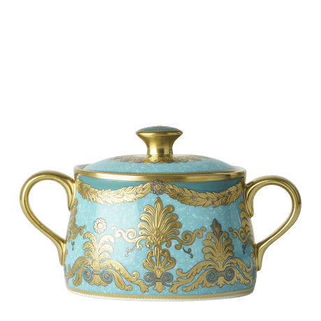 Turquoise Palace Fine Bone China Tableware Covered Sugar