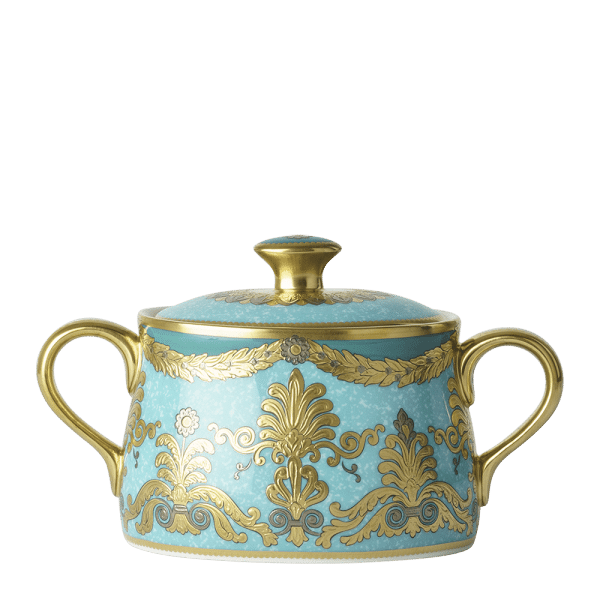 Turquoise Palace Fine Bone China Tableware Covered Sugar