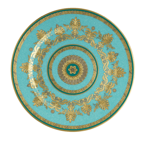 Turquoise Palace Service Plate Fine Bone China