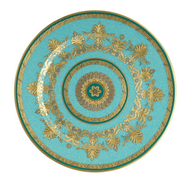 Turquoise Palace Service Plate Fine Bone China