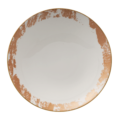 Crushed Velvet Copper Coupe Bowl (30cm) Product Image
