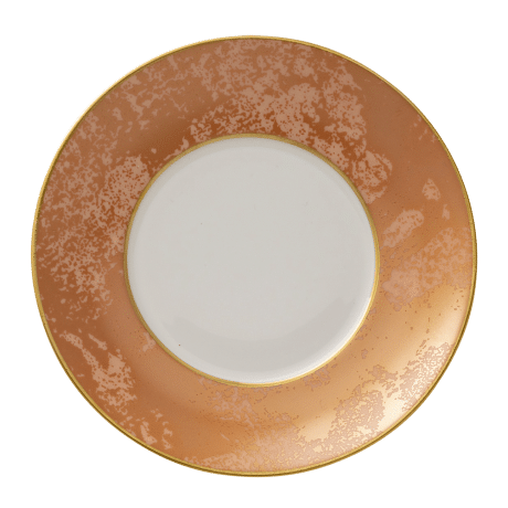 Crushed Velvet Copper Tea Saucer (15cm) Product Image