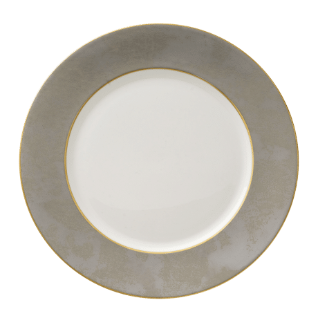 Crushed Velvet Grey Dinner Plate (27cm) Product Image