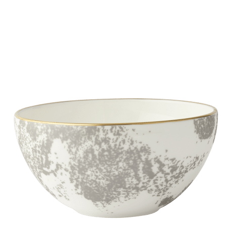 Crushed Velvet Grey Bowl (14.5cm) Product Image